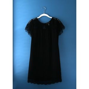 Joie Lace Pattern Mini Dress